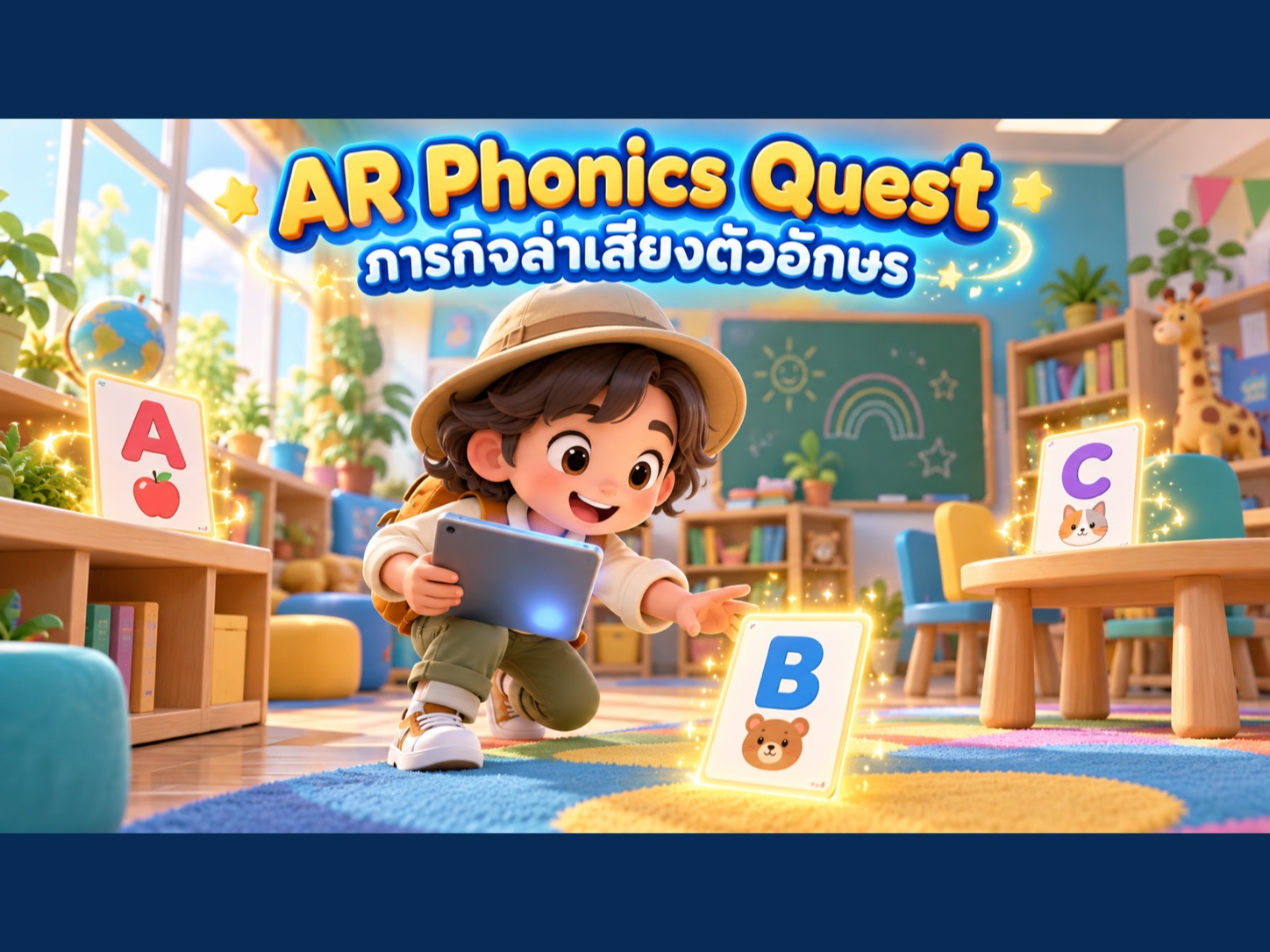ภาพปก AR Phonics Quest — ภารกิจล่าเสียงตัวอักษร
