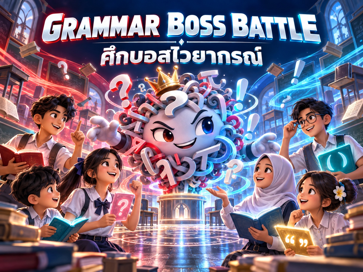 ภาพปก Grammar Boss Battle — ศึกบอสไวยากรณ์
