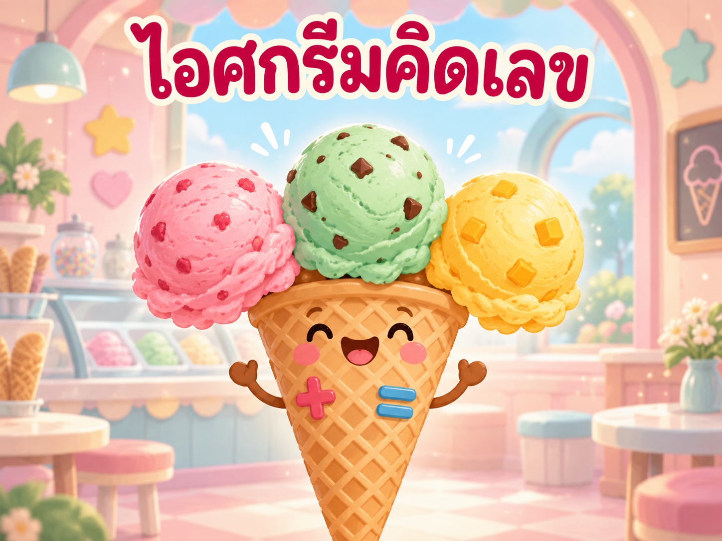 ภาพปก ไอศกรีมคิดเลข