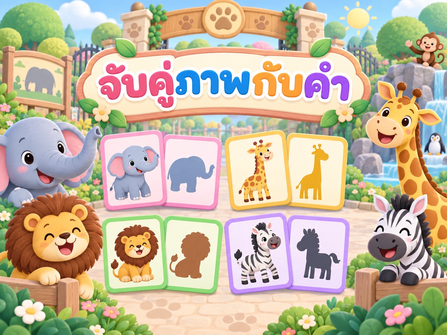 ภาพปก จับคู่ภาพกับคำ